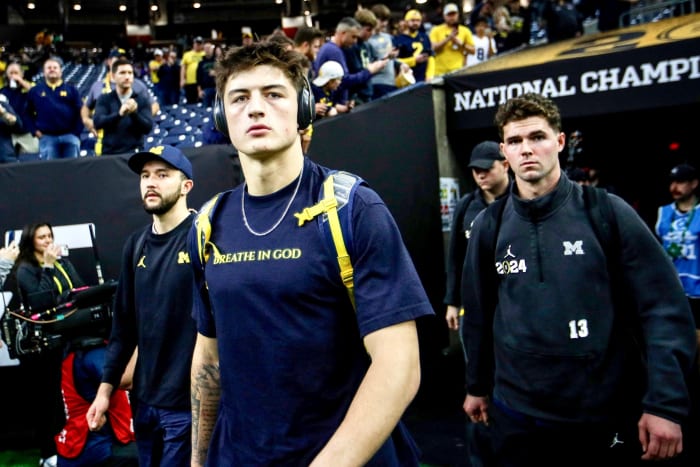 Colston Loveland, of Gooding, Idaho, wins national football title with Michigan in 2023-24